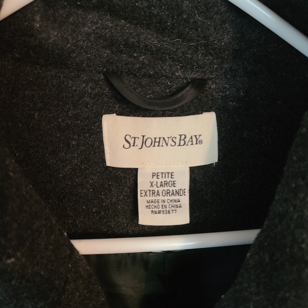 St John's Bay Military Style Jacket - Petite XL - Picture 2 of 3